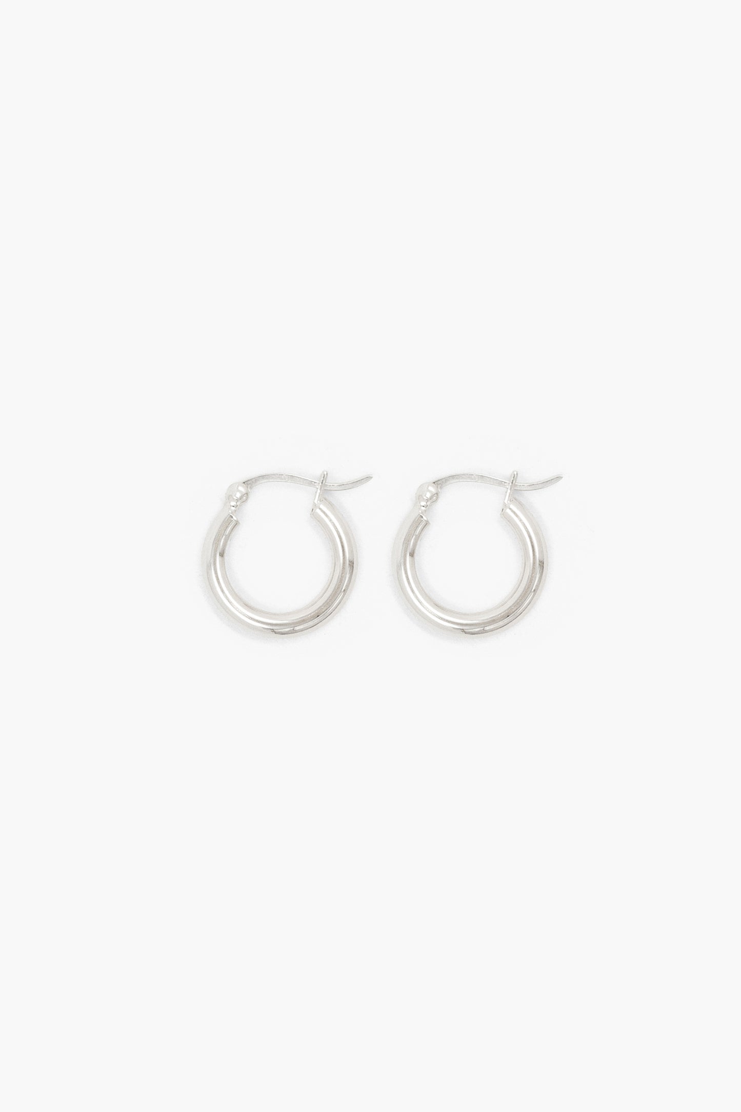 Silver hoops - No. 12100