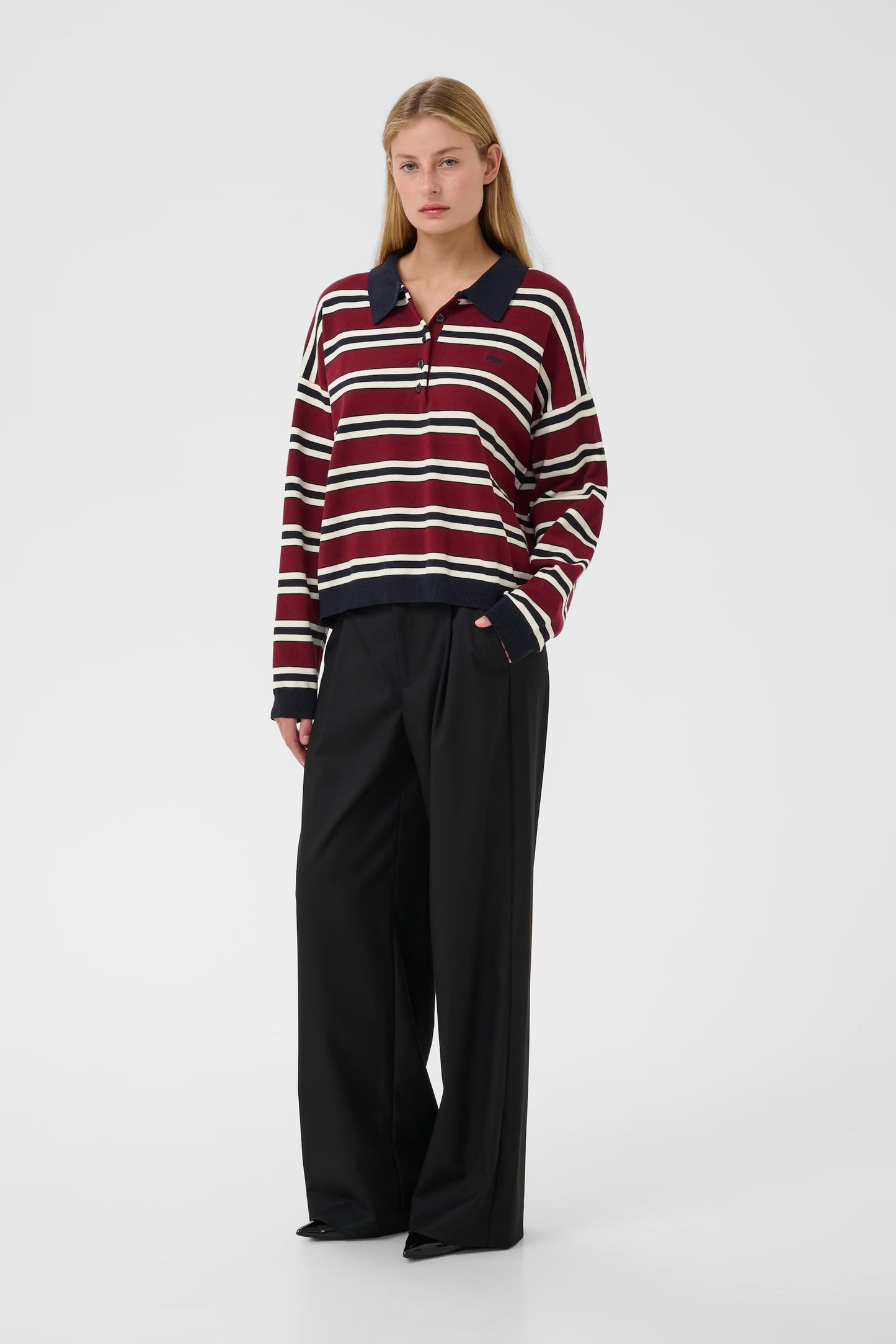 paige polo pullover