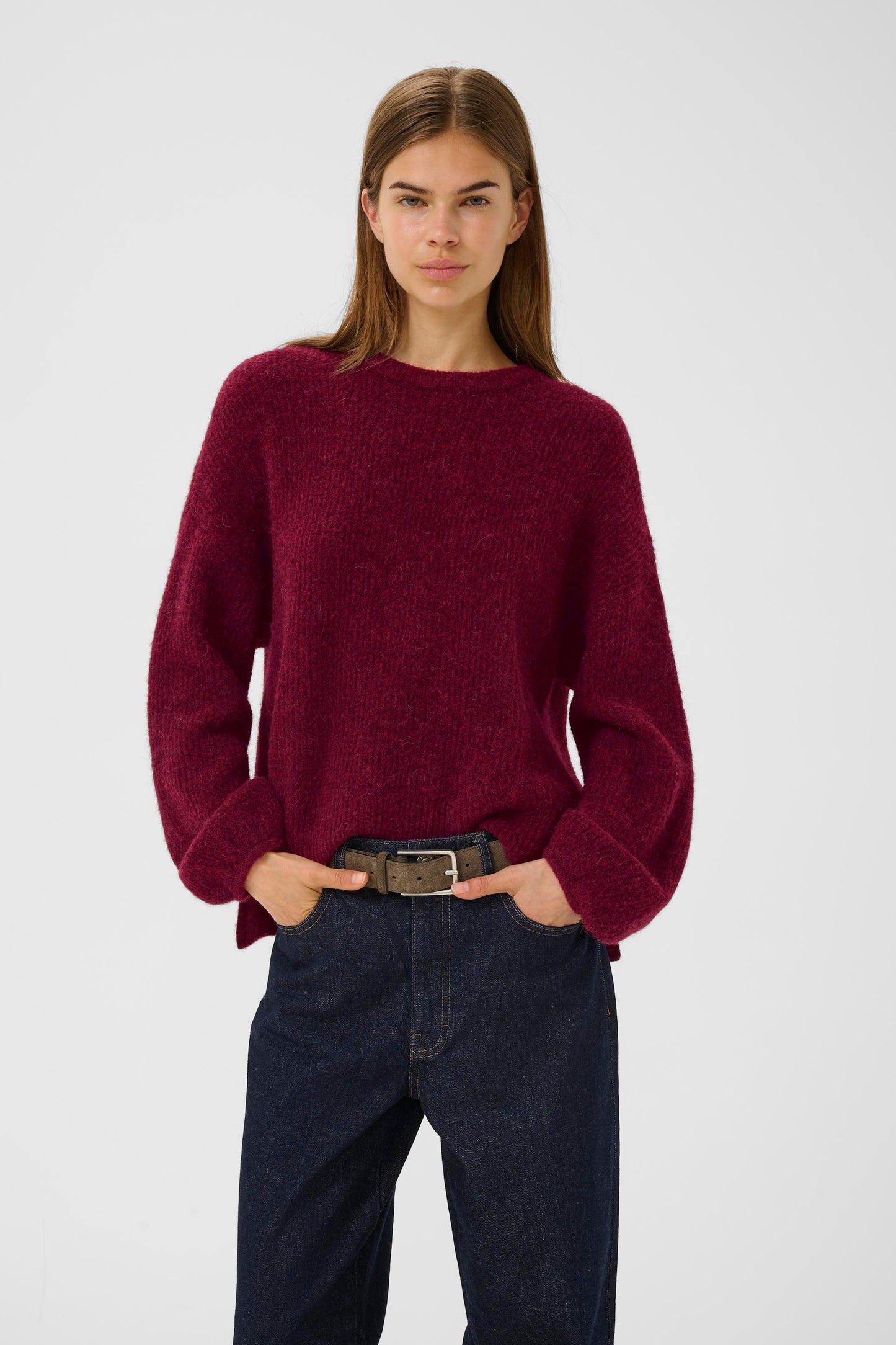 alpha slit pullover
