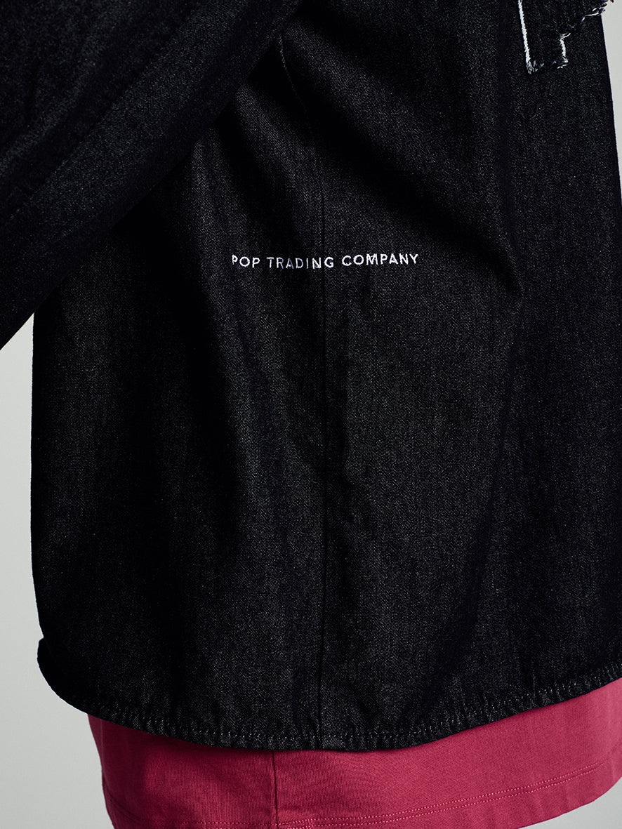 Applique Logo Denim Shirt