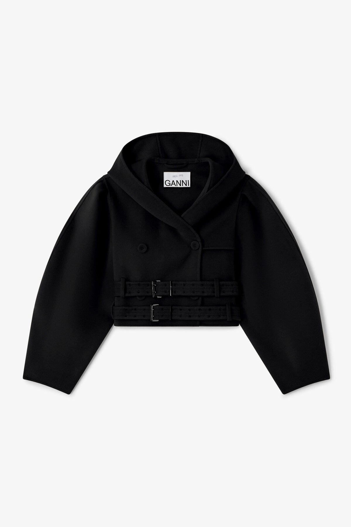 Splittable Wool Hooded Jacket