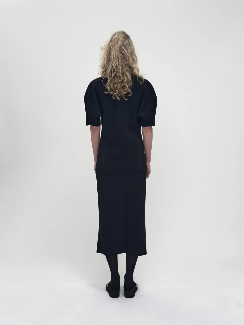 LAY3 HALF-SLEEVE BLOUSE