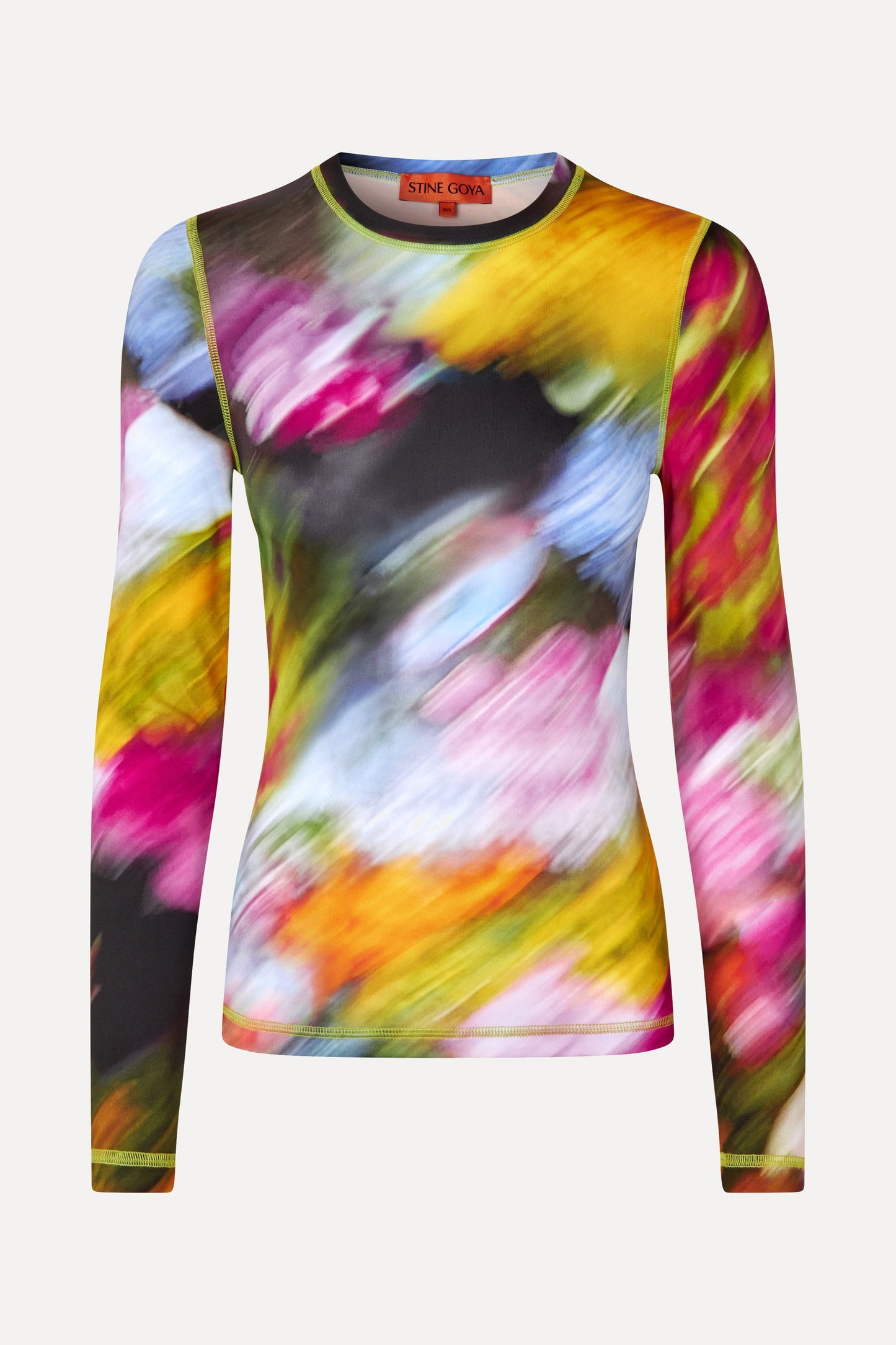Elastic Long Sleeve Top