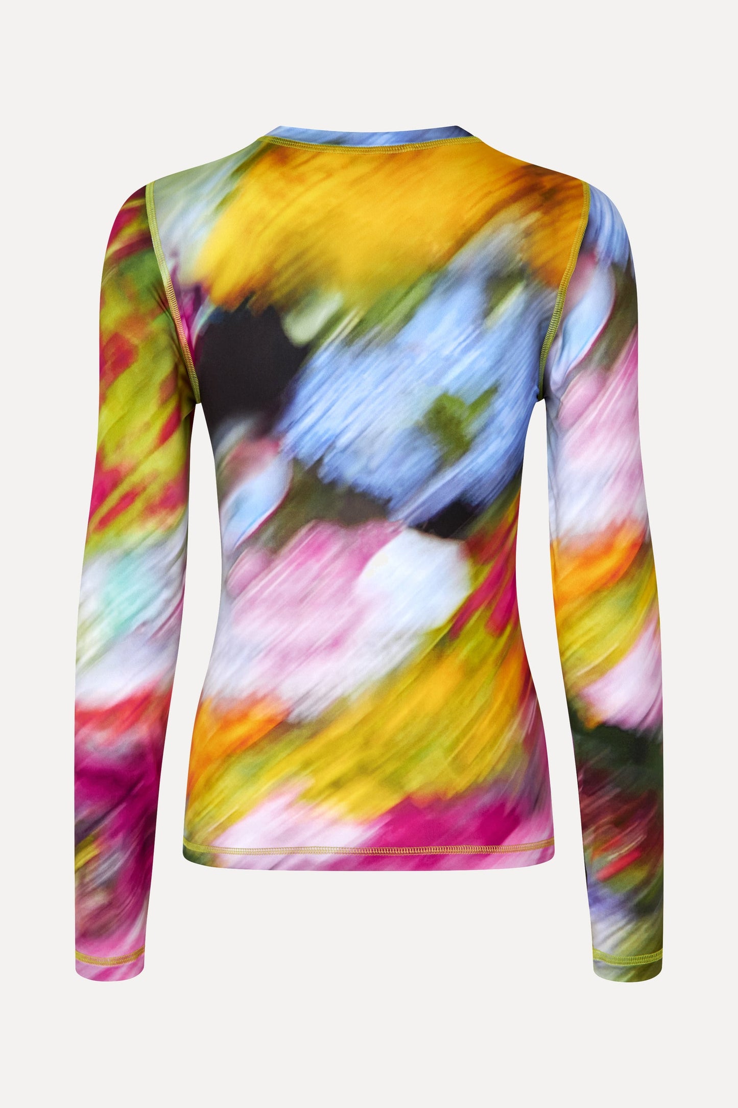 Elastic Long Sleeve Top