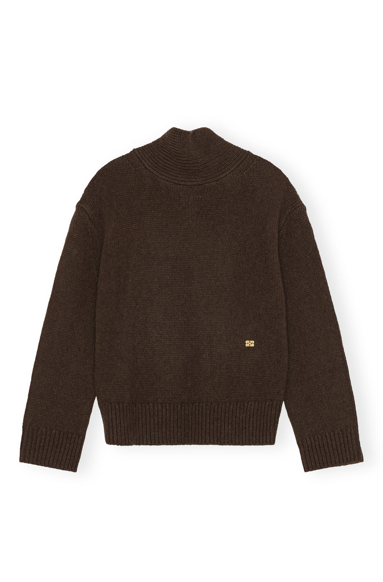 Chunky Yak Mix Open Back Pullover