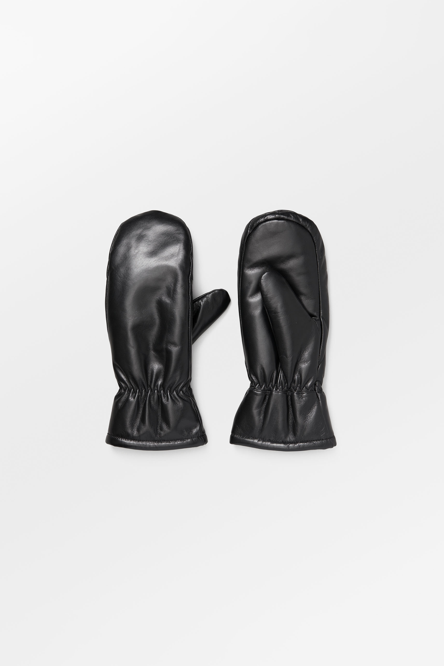 Leather Nylona Mitten