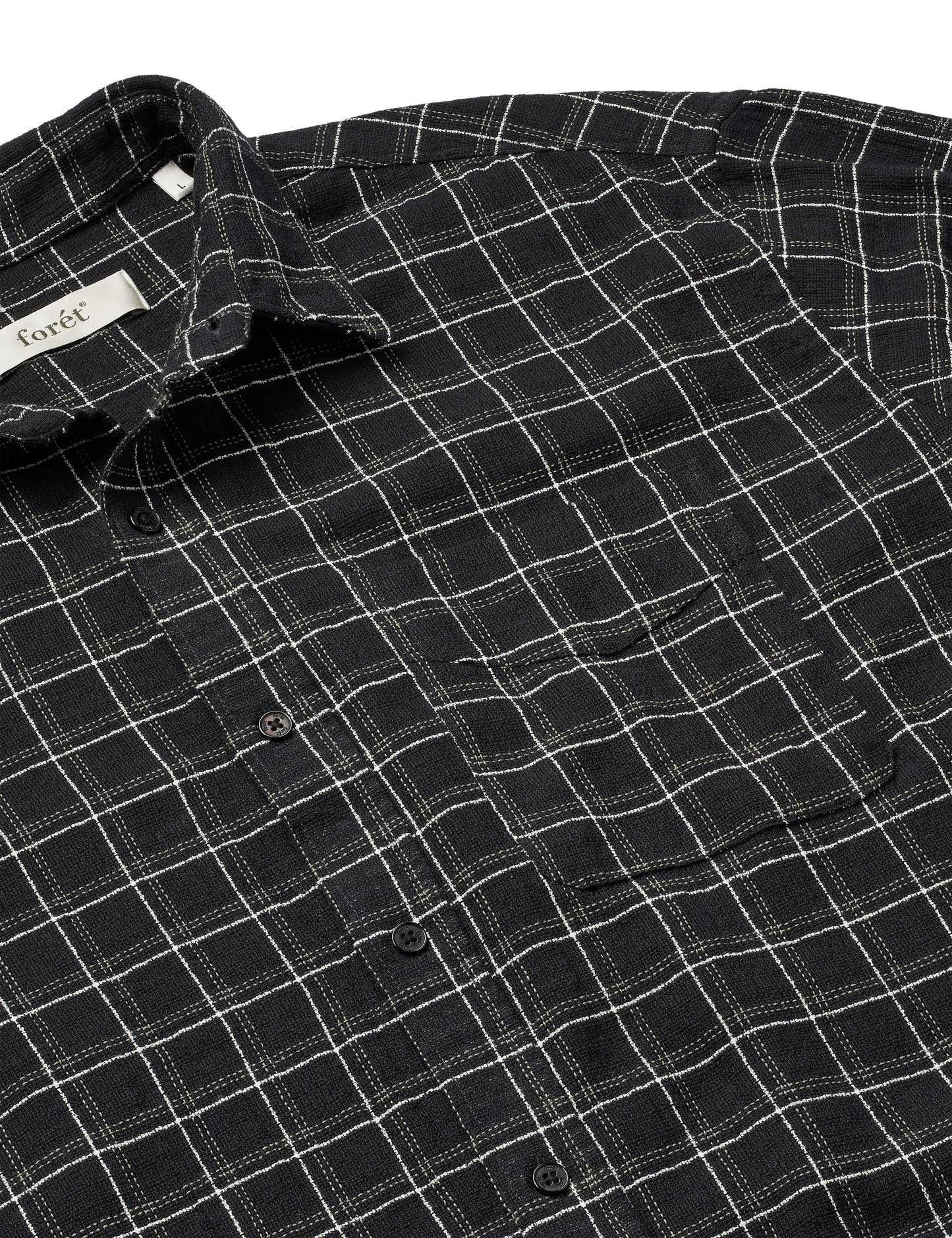 SCOUT RELAXED FIT LOOSE WEAVE CHECK SHIRT