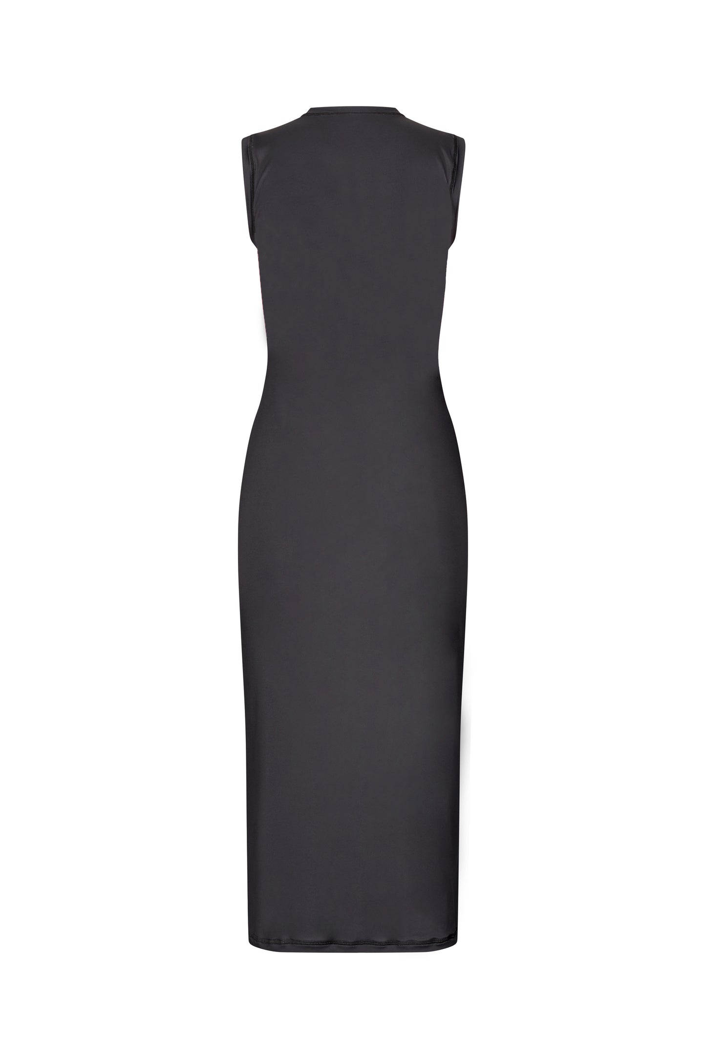 Stocking Jersey, Elastic Tank Crewneck Dress