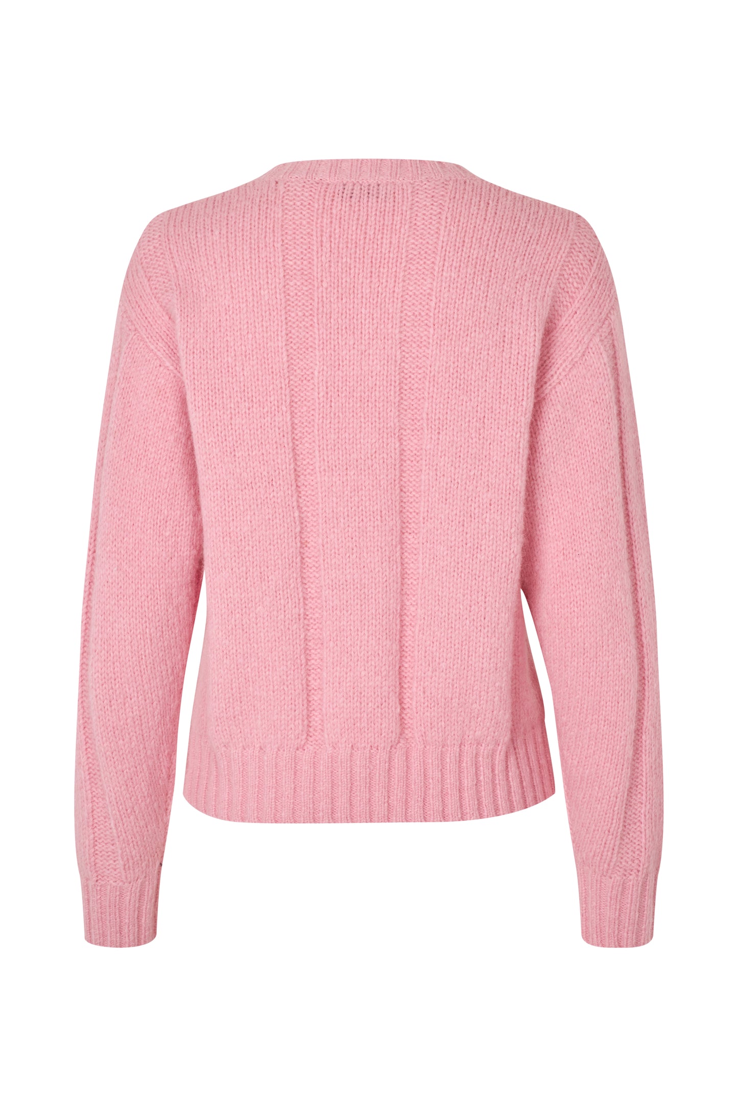 Midweight Alpaca Knit, Crewneck Motif Sweater