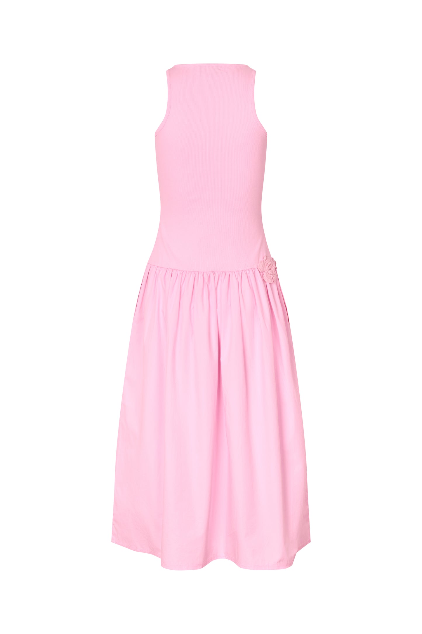 2385 Rib, Casual Tank Midi Dress