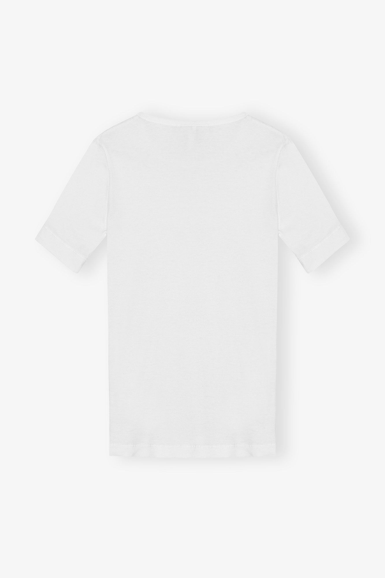 Soft Cotton Rib Short Sleeve T-Shirt