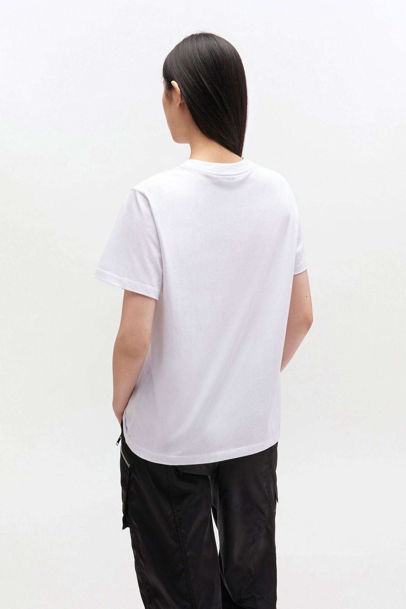 Basic Cotton Jersey Neon Kitty T-shirt