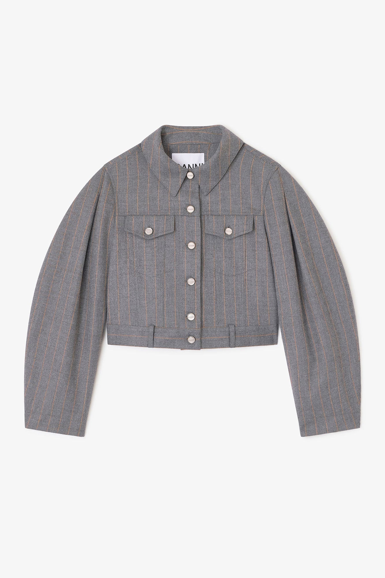 Brushed Wool Stripe Jacket