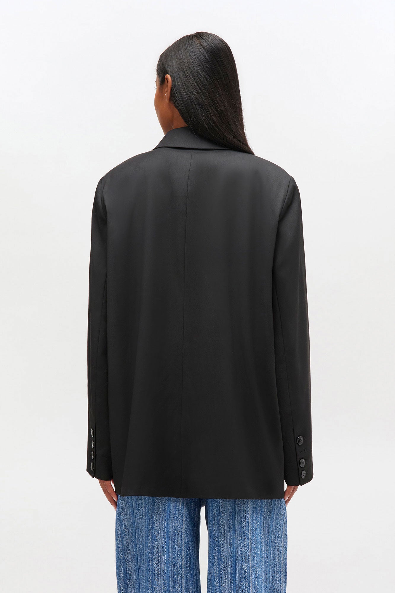 Calendered Wool Blazer