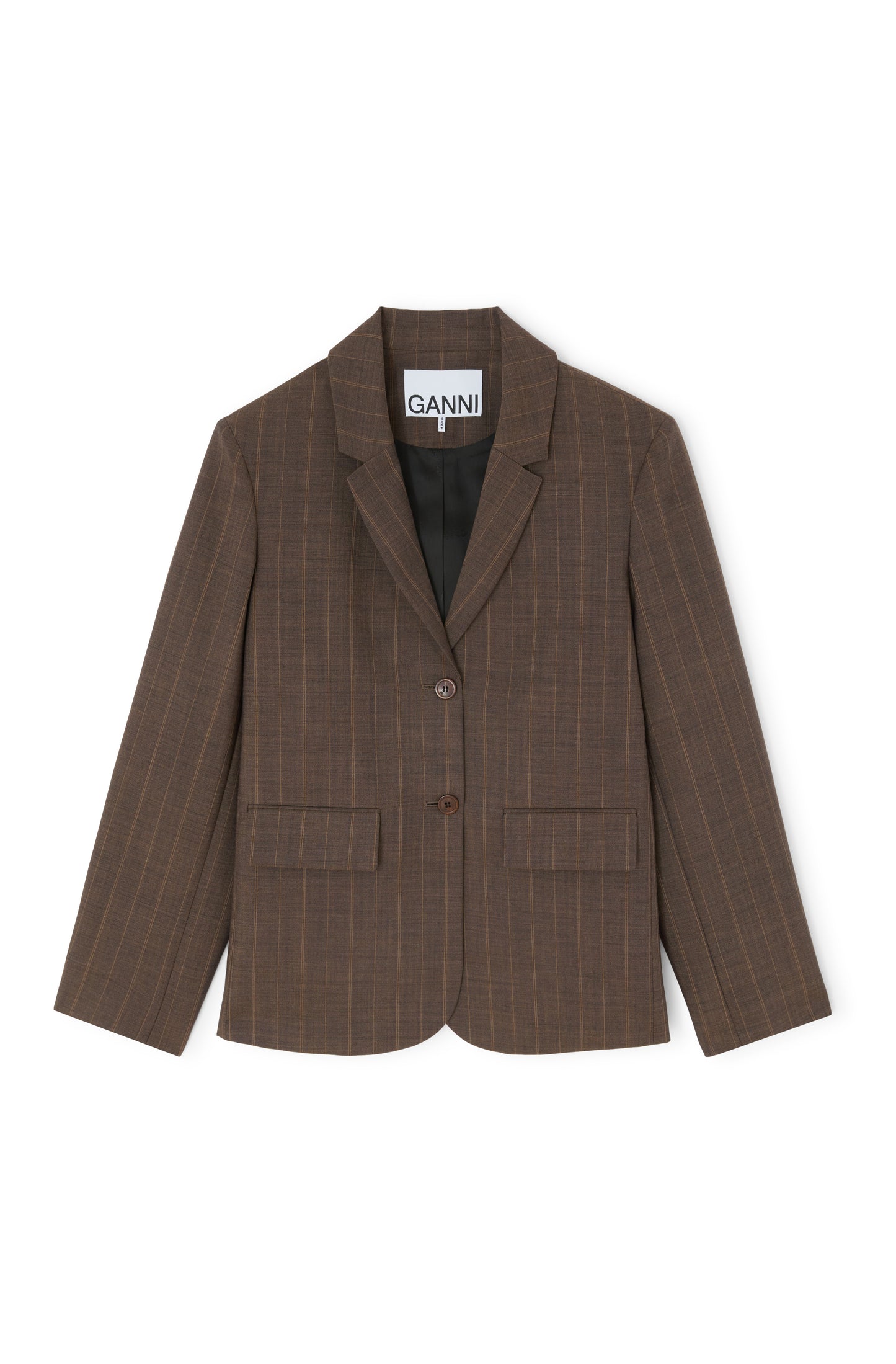 Light Wool Melange Stripe Blazer