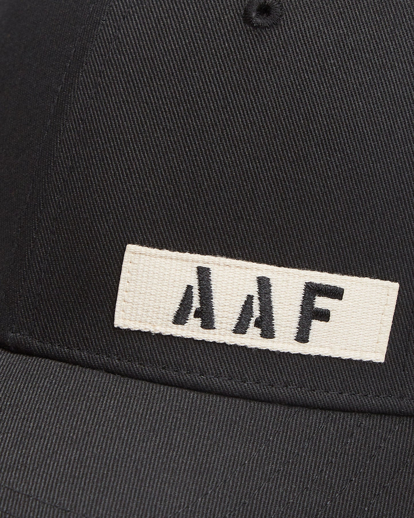 Cotton twill tape logo cap