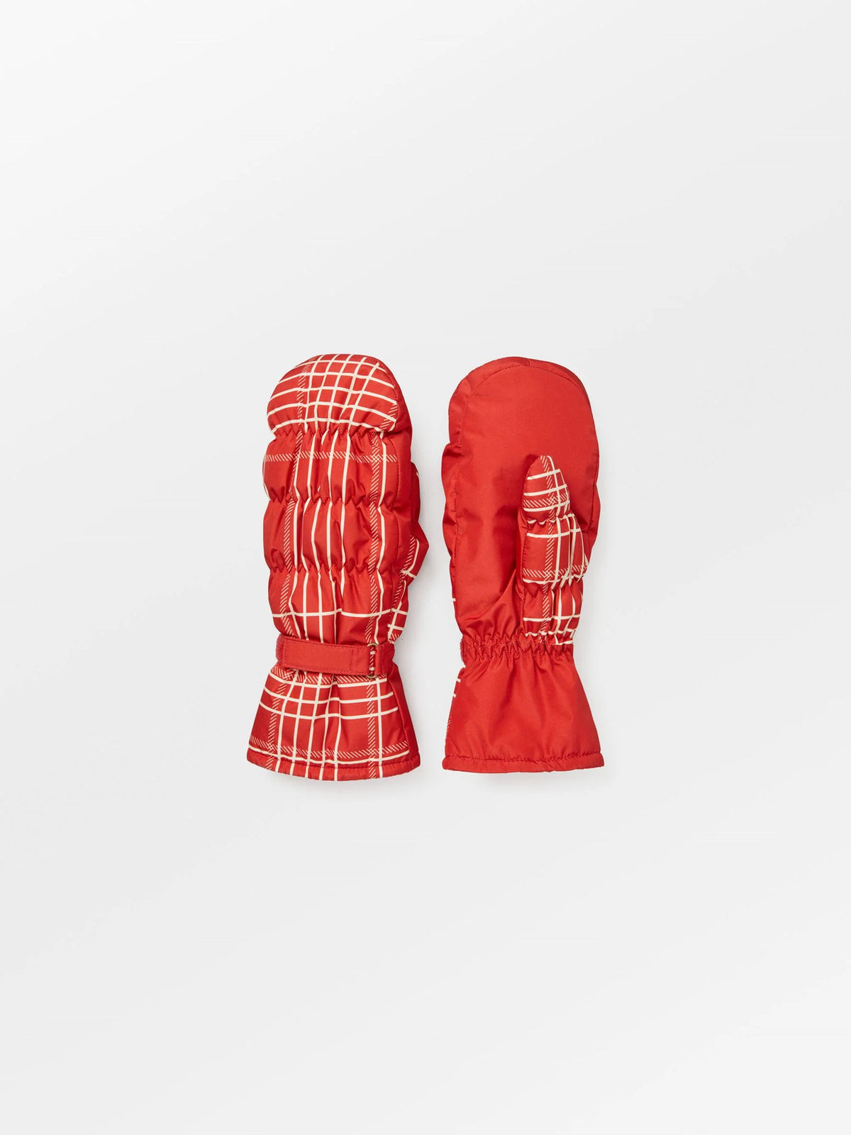 Grid Padded Nylona Mitten