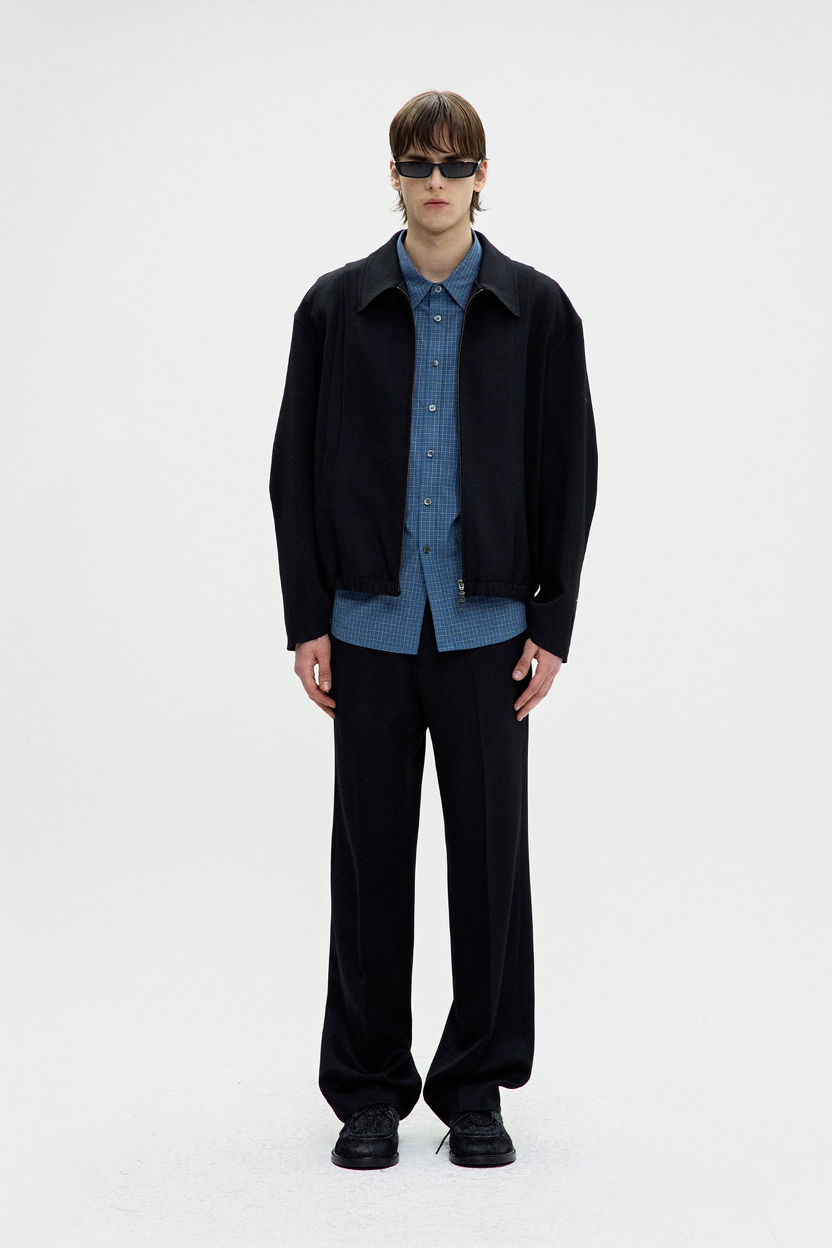 WOOL BLOUSON JUMPER