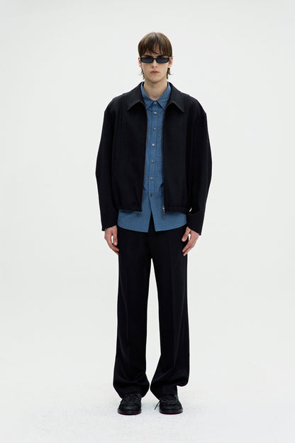 WOOL BLOUSON JUMPER