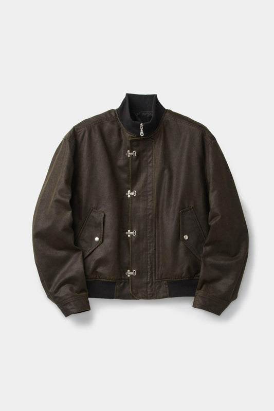 WASHED DECK HOOK BOMBER JACKET