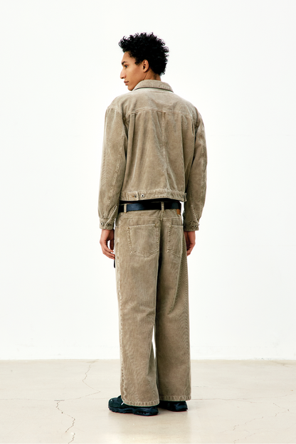CORDUROY WASHED PANTS