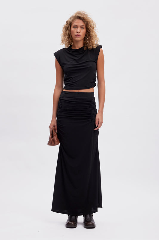Maily slit skirt