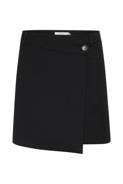 Paula melange wrap skirt