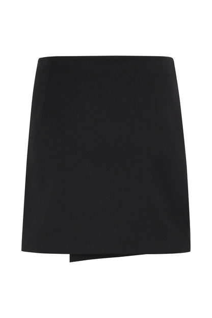 Paula melange wrap skirt