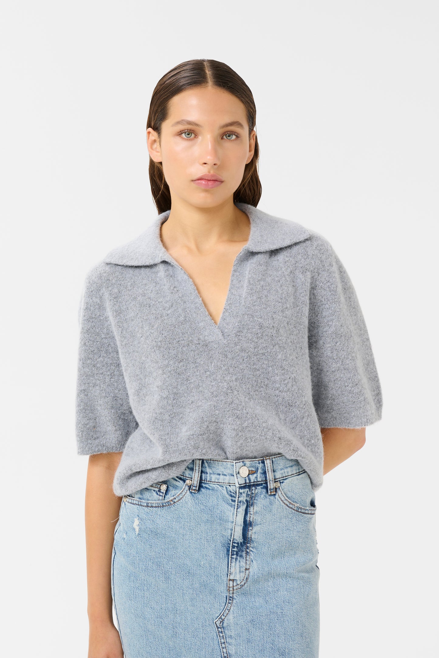Alpha ss polo pullover