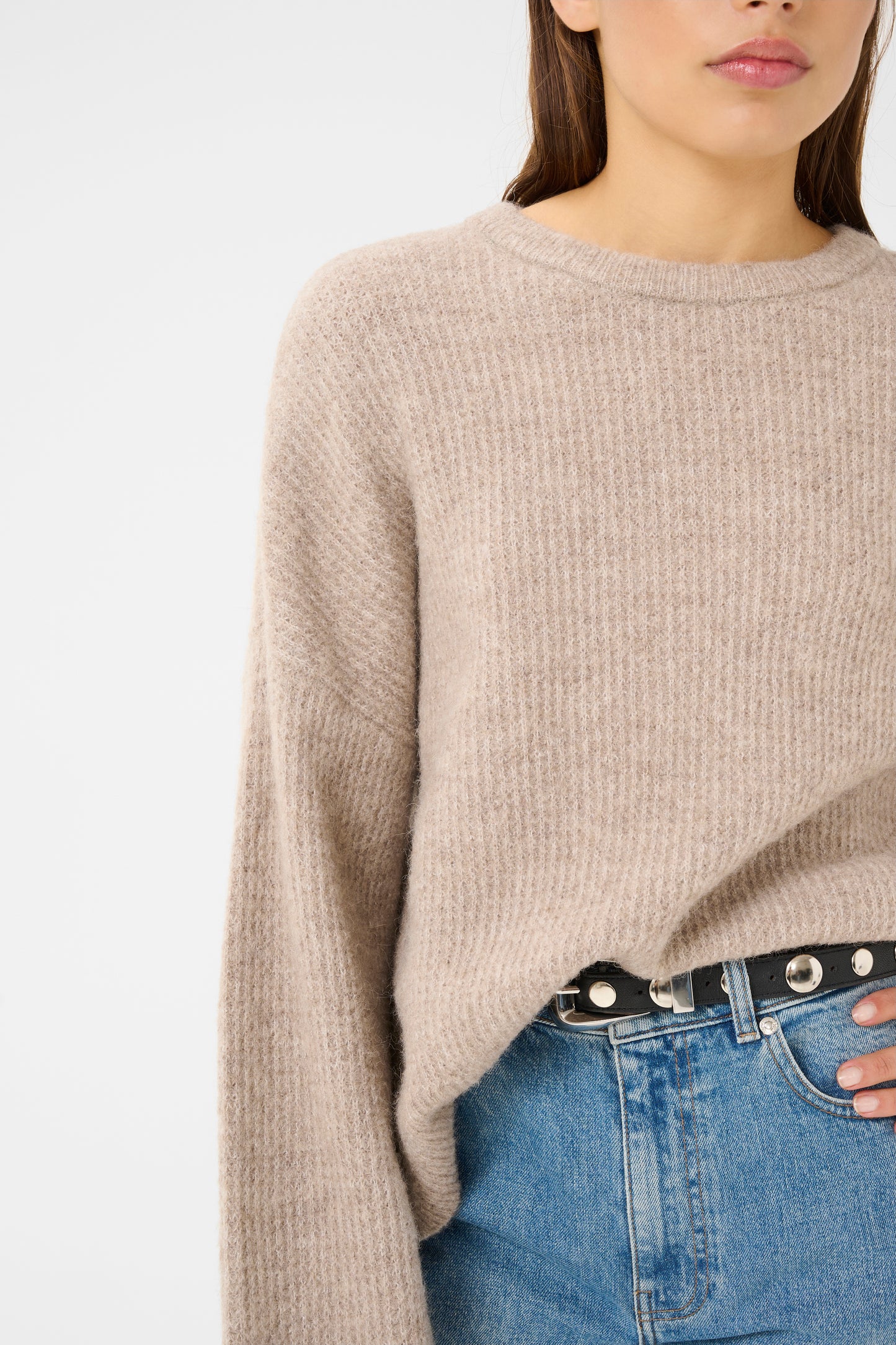 alpha slit pullover