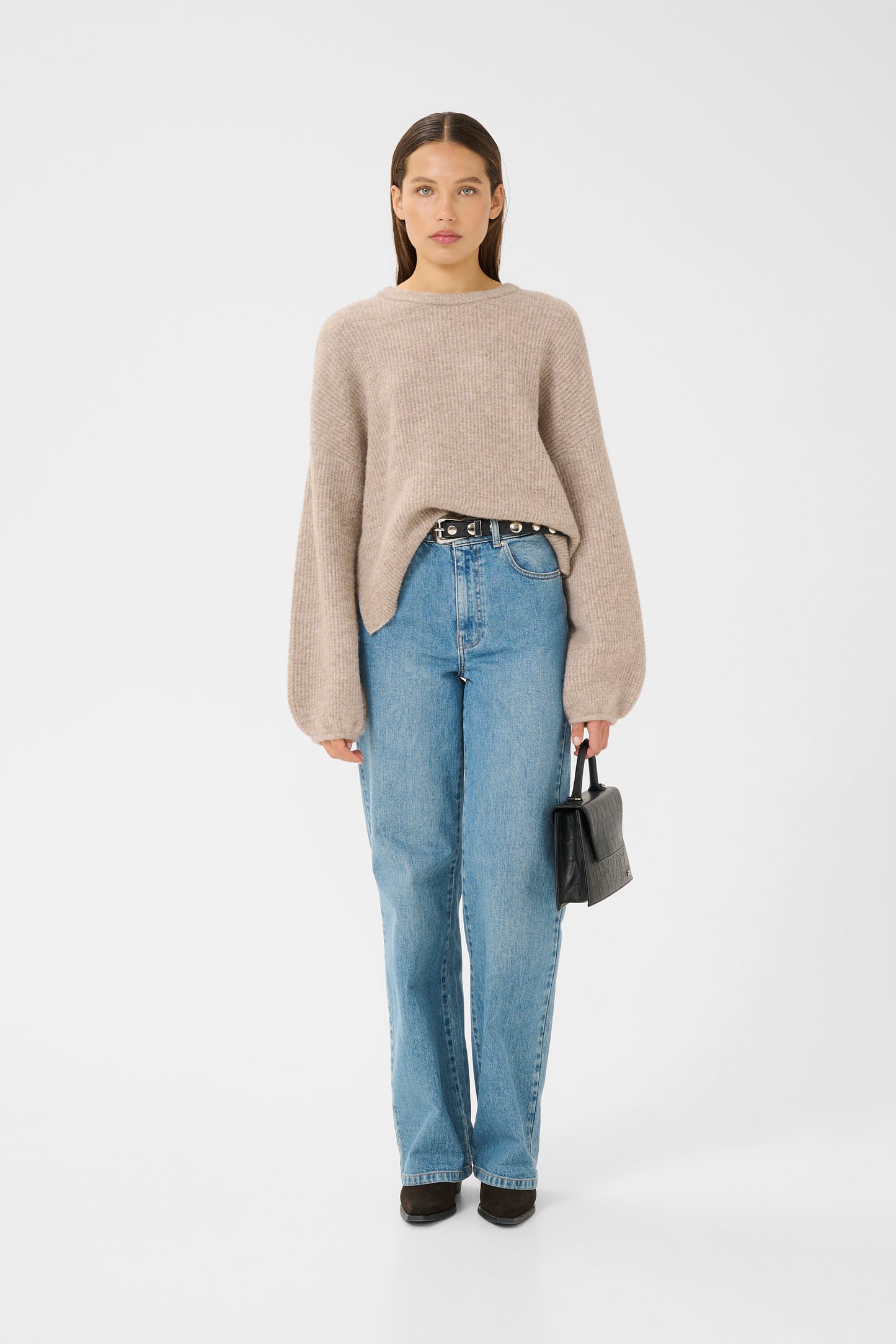 alpha slit pullover