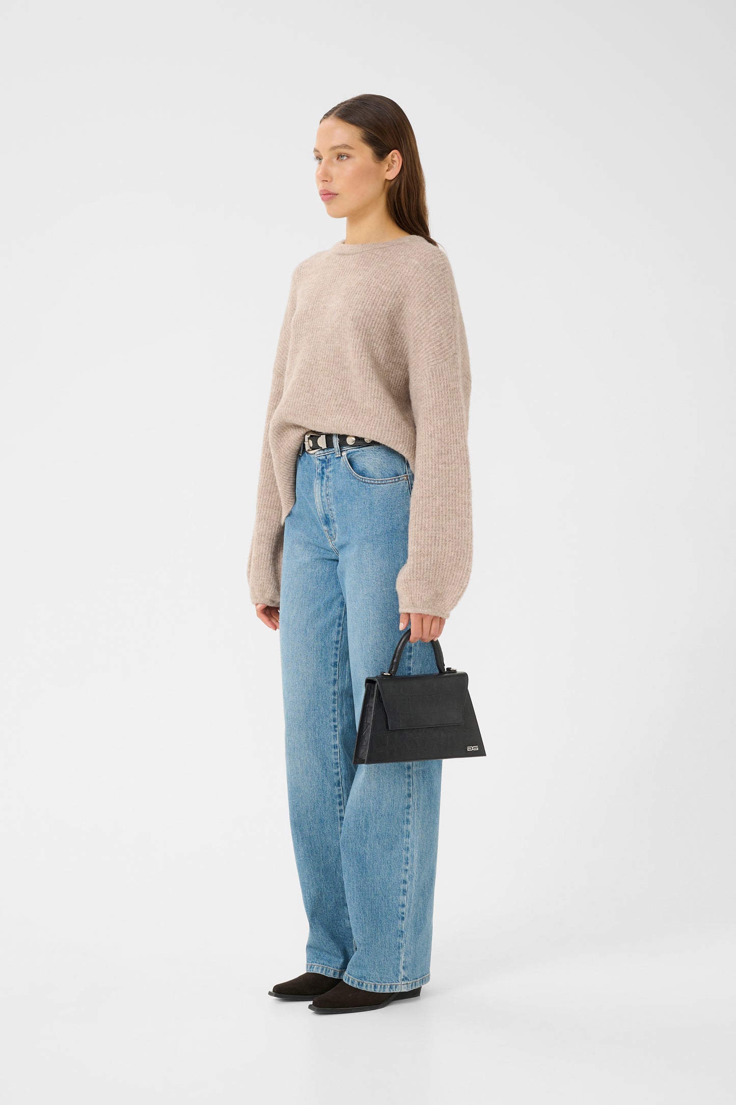 alpha slit pullover