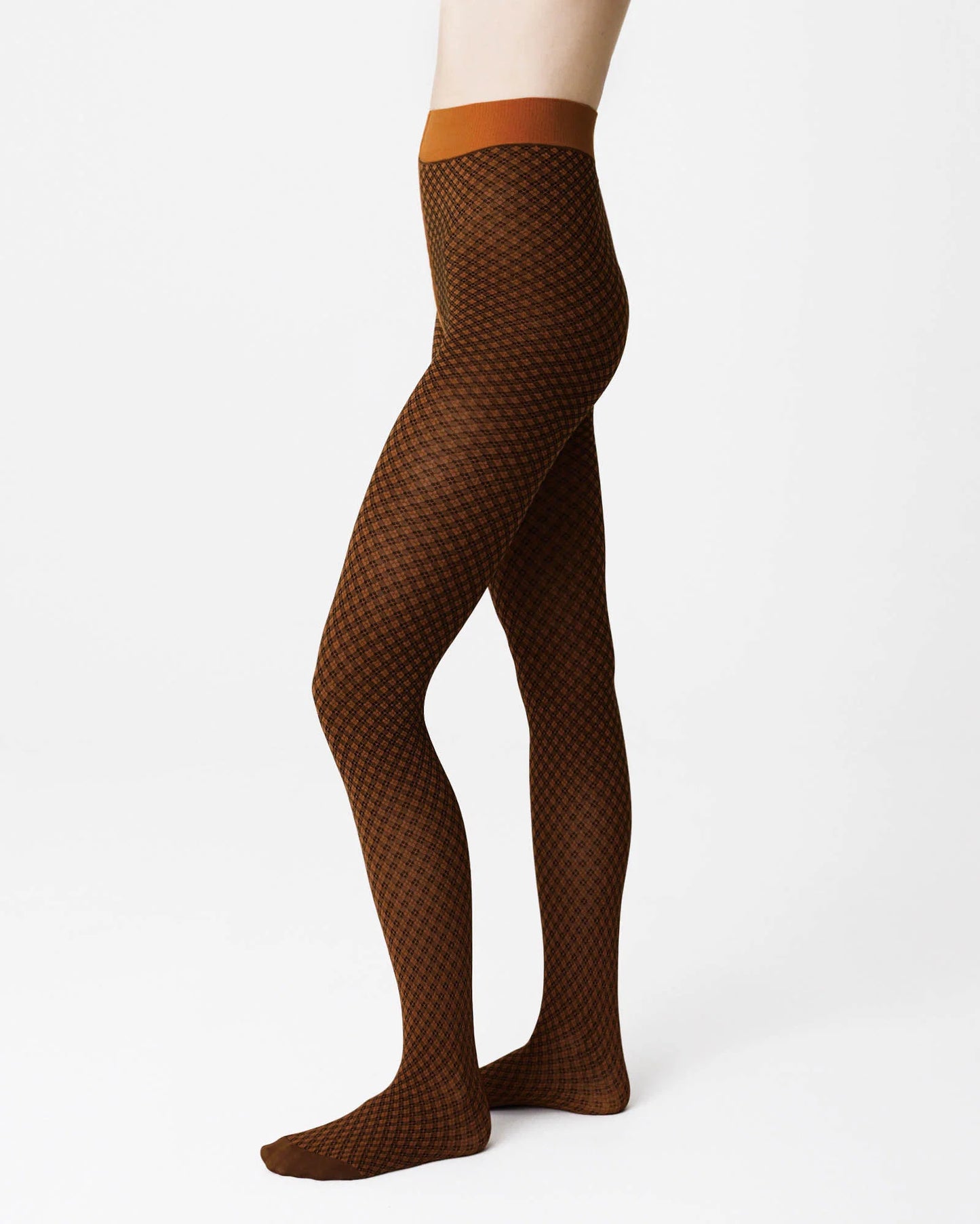 Clara Retro Patterned Tights