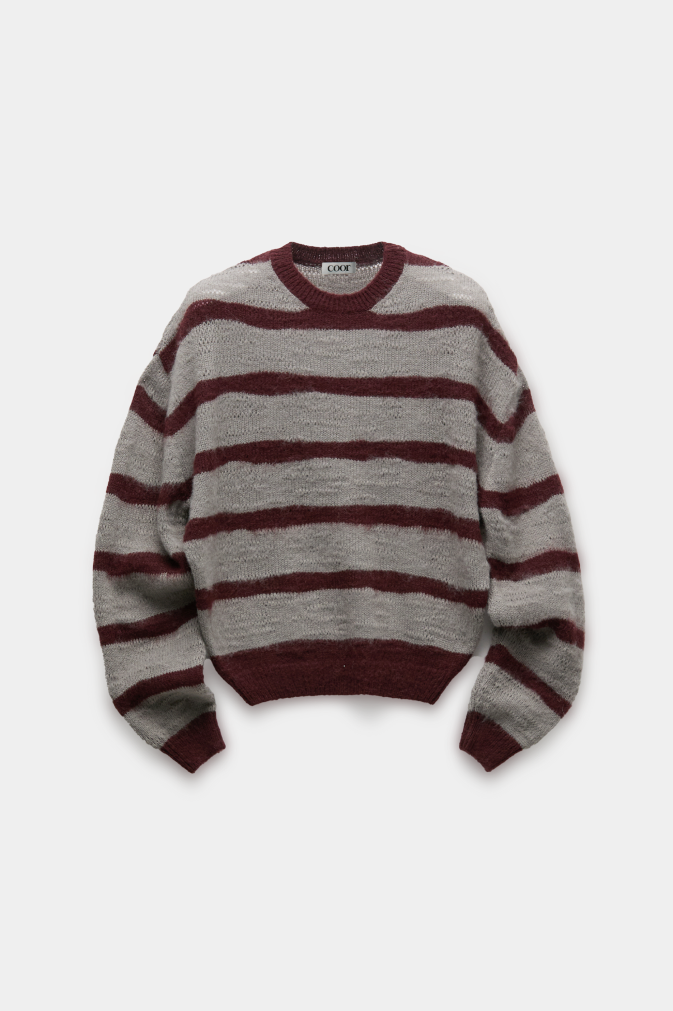 HAIRY STRIPE KNIT