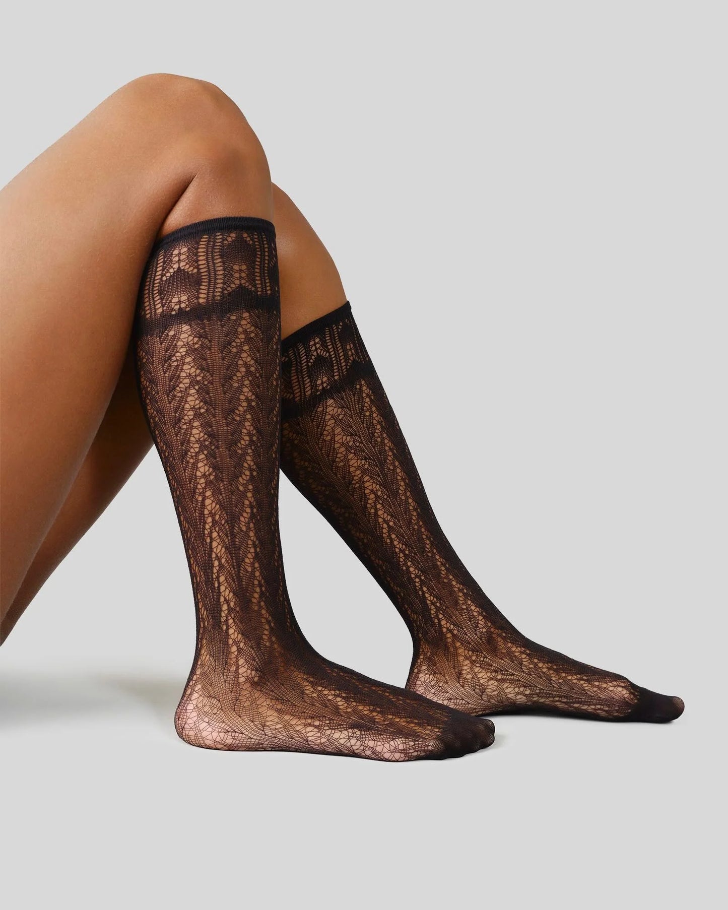 Erica Crochet Knee-Highs