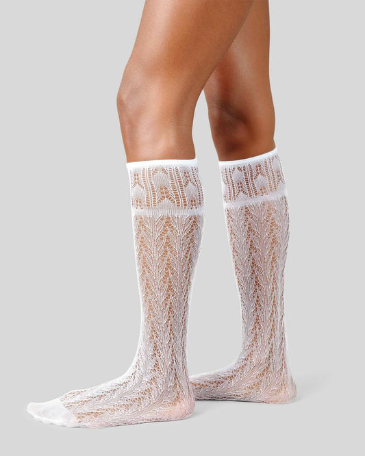 Erica Crochet Knee-Highs