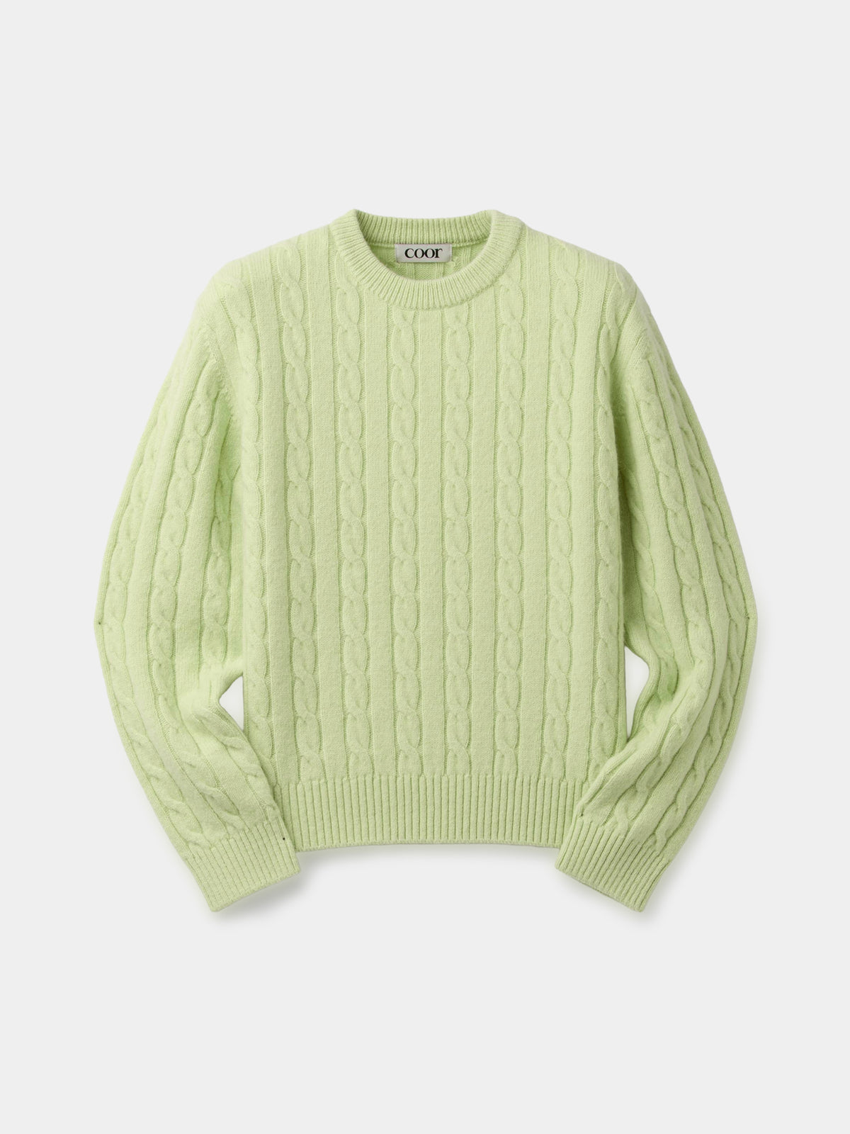 ALPACA BLEND CABLE SWEATER