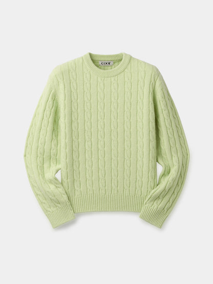 ALPACA BLEND CABLE SWEATER
