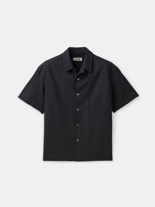 PANEL COLLAR HALF SHIRT