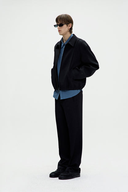 WOOL BLOUSON JUMPER