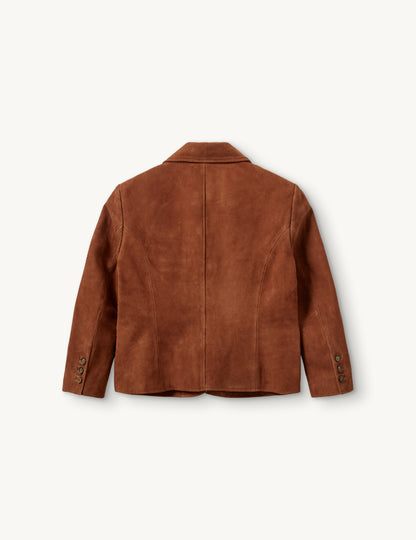 Suede Fitted Jacket