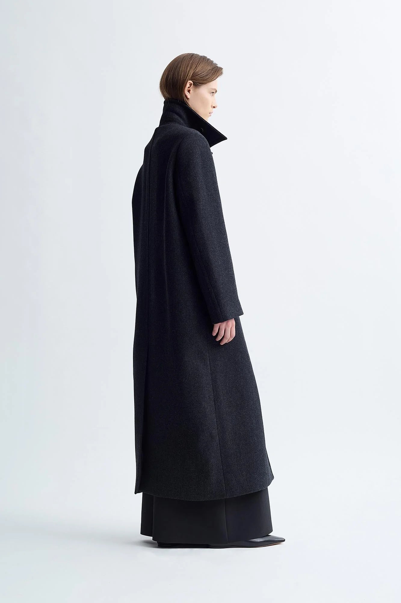 SINGLE WOOL COAT