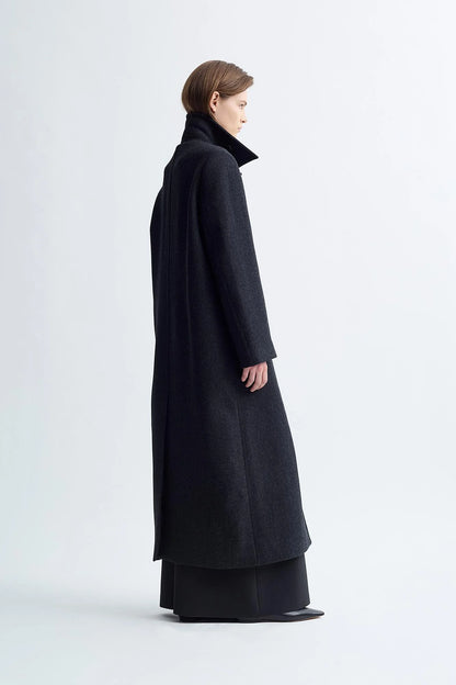 SINGLE WOOL COAT