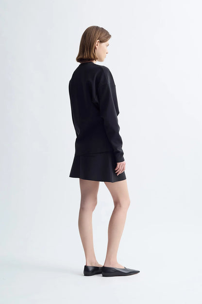 LAY2 ROUND-NECK CARDIGAN