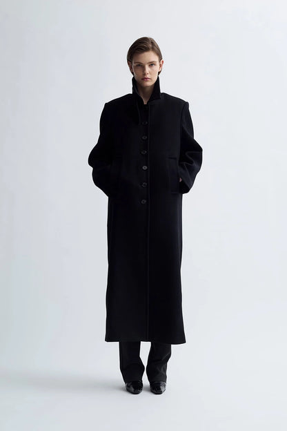 SINGLE WOOL COAT