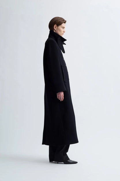 SINGLE WOOL COAT