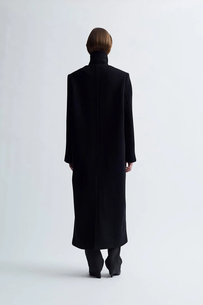 SINGLE WOOL COAT