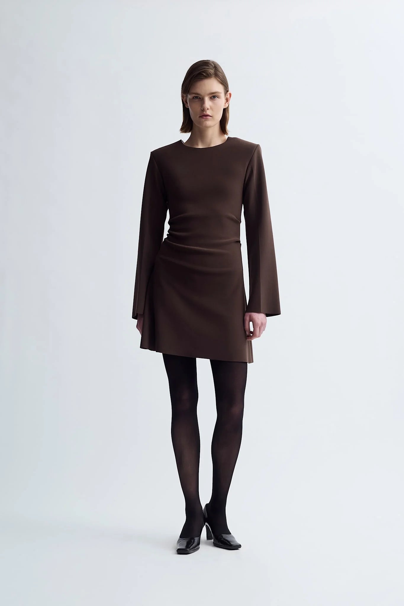 LAY2 DRAPE MINI DRESS