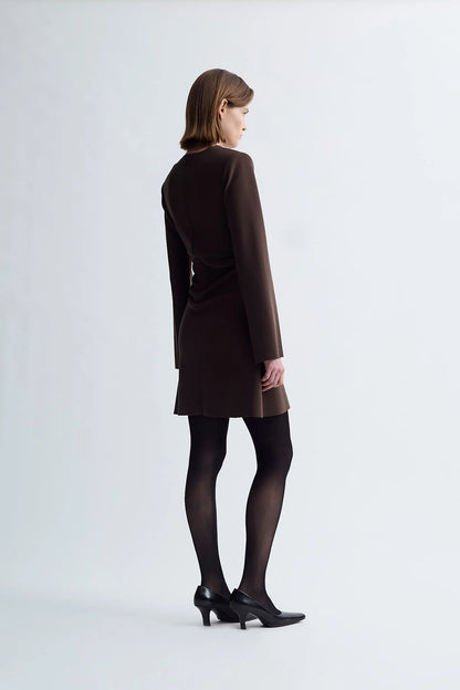 LAY2 DRAPE MINI DRESS