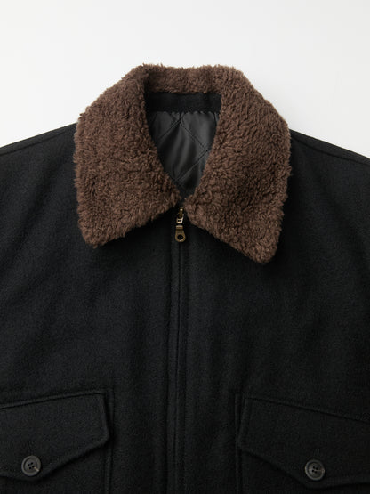 BROKEN WOOL G-1 BOMBER JACKET